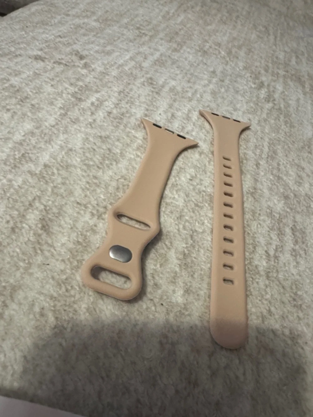 3 pack Silicone Apple Watch Band Replacement - Pink, Purple, Tan